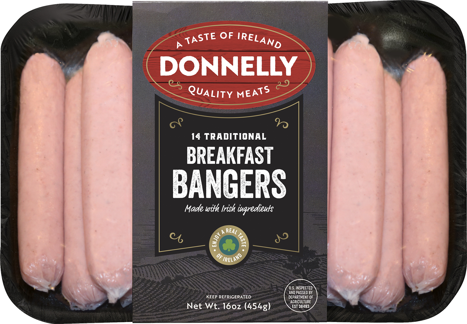 Donnelly Traditional Breakfast Sausage 454g (16oz) X 12 Food Ireland Wholesale