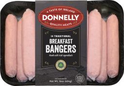 Donnelly Traditional Breakfast Sausage 454g (16oz) X 12