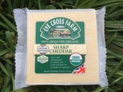 Lye Cross Farms Organic Sharp Cheddar 200g (7oz) X 12