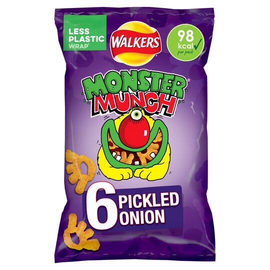 Walkers Monster Munch 6Pk 20g 0 7oz X 18 Food Ireland Wholesale